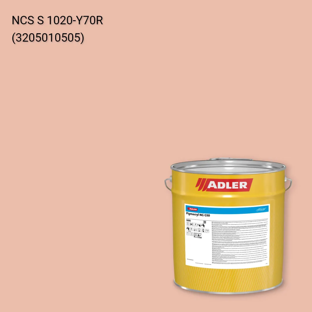 Лак меблевий Pigmocryl NG G50 колір NCS S 1020-Y70R, Adler NCS S