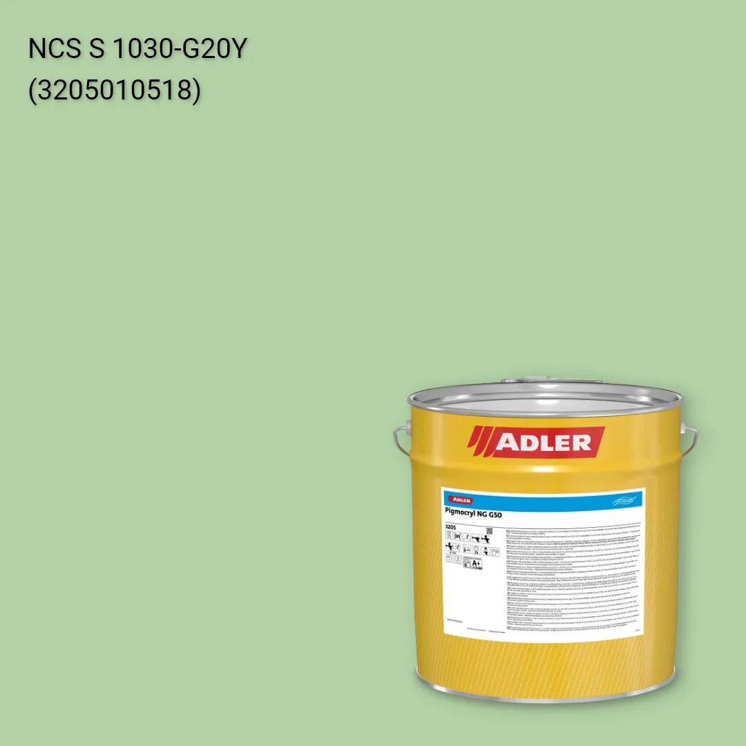 Лак меблевий Pigmocryl NG G50 колір NCS S 1030-G20Y, Adler NCS S