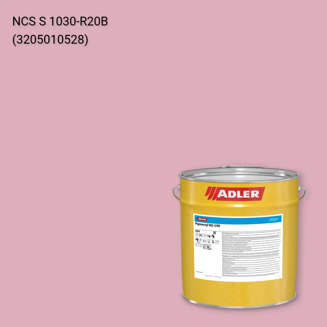 Лак меблевий Pigmocryl NG G50 колір NCS S 1030-R20B, Adler NCS S