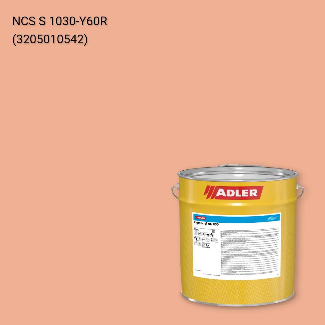 Лак меблевий Pigmocryl NG G50 колір NCS S 1030-Y60R, Adler NCS S