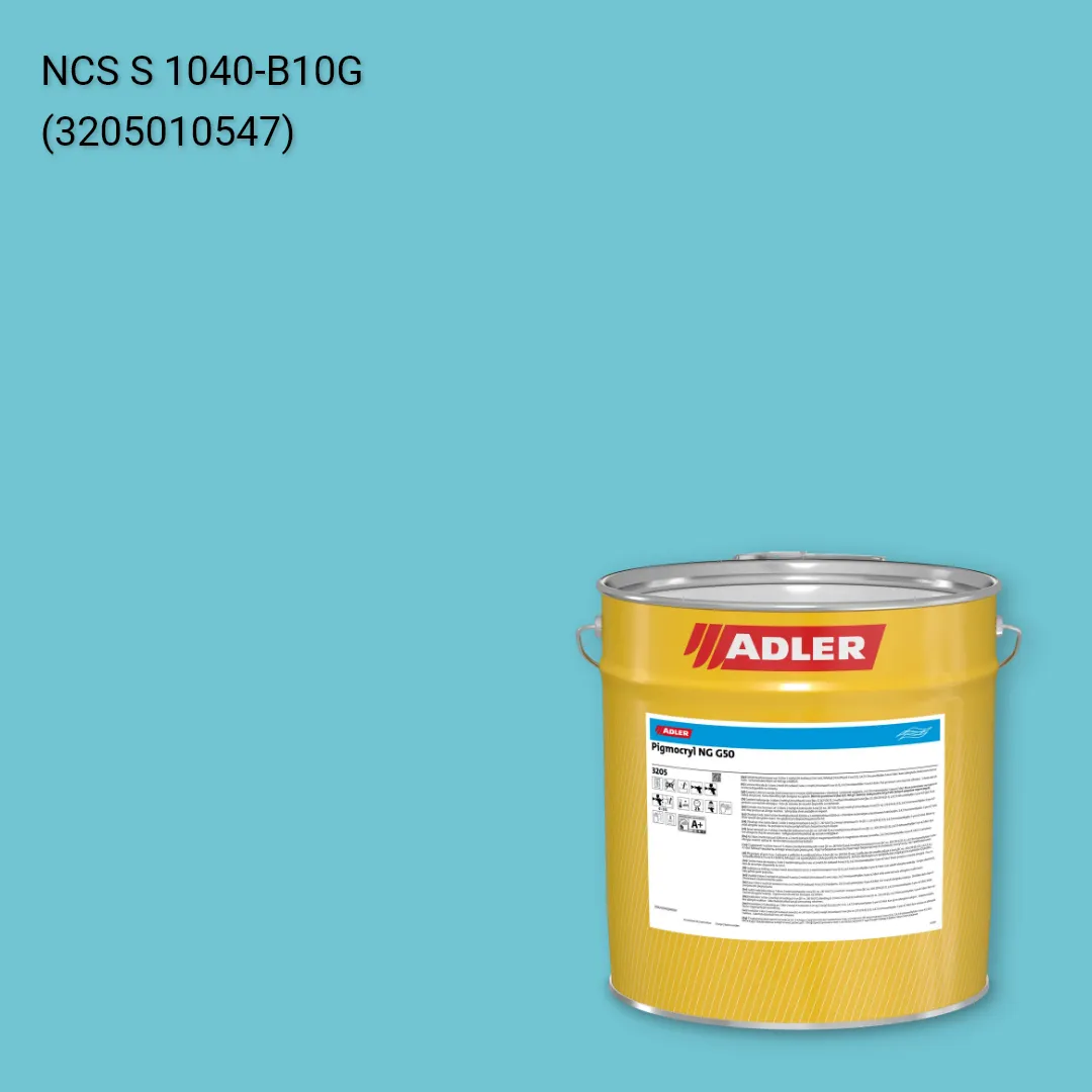 Лак меблевий Pigmocryl NG G50 колір NCS S 1040-B10G, Adler NCS S