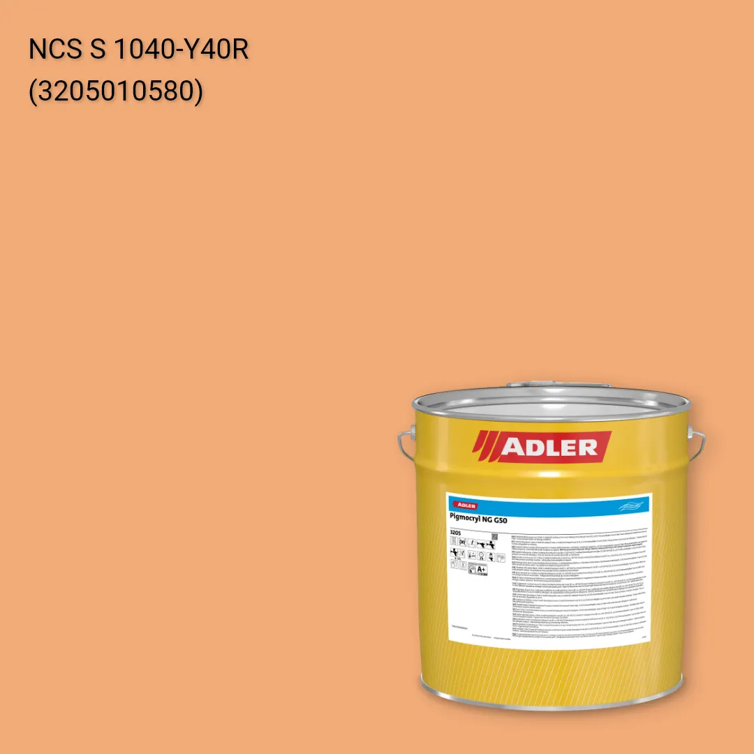 Лак меблевий Pigmocryl NG G50 колір NCS S 1040-Y40R, Adler NCS S