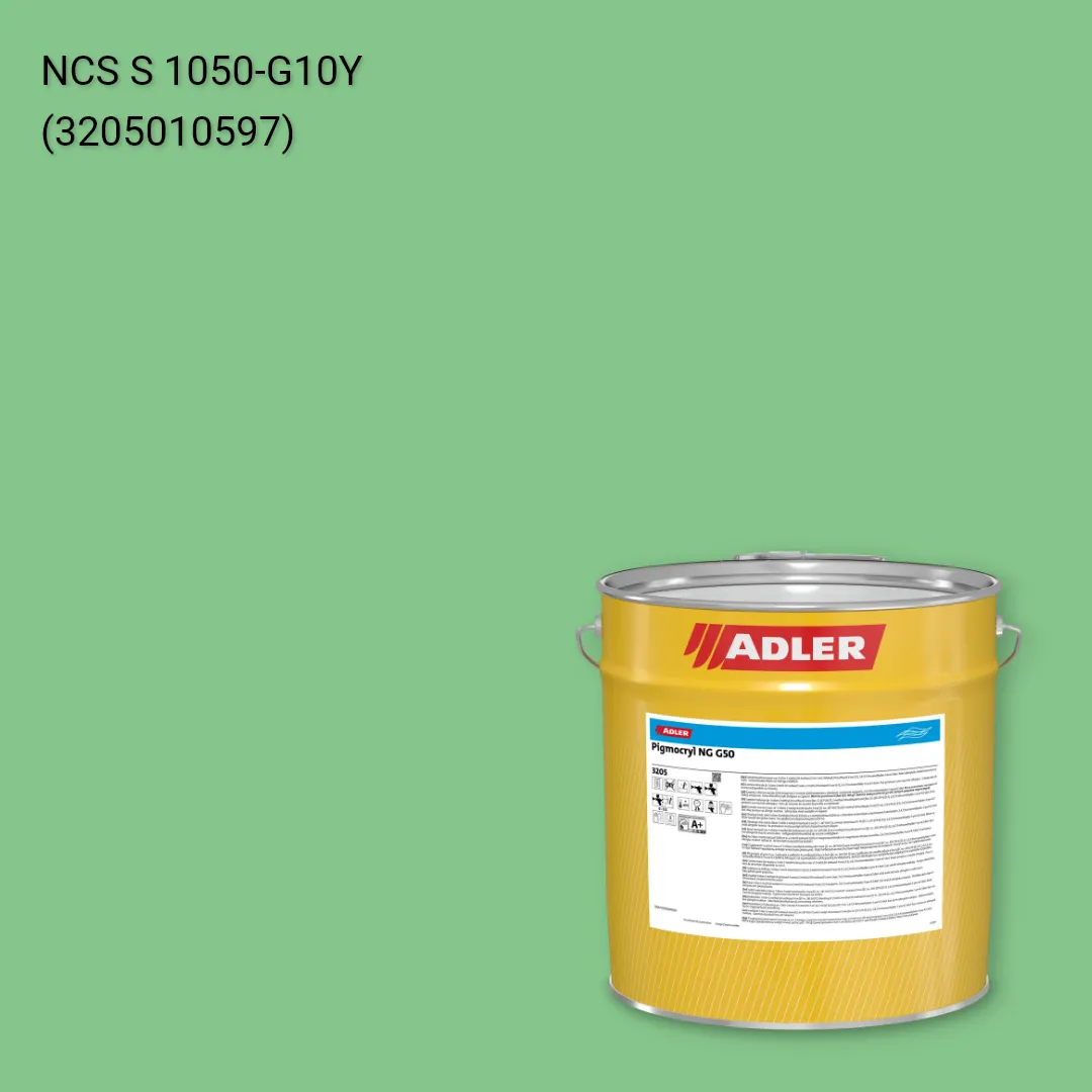 Лак меблевий Pigmocryl NG G50 колір NCS S 1050-G10Y, Adler NCS S