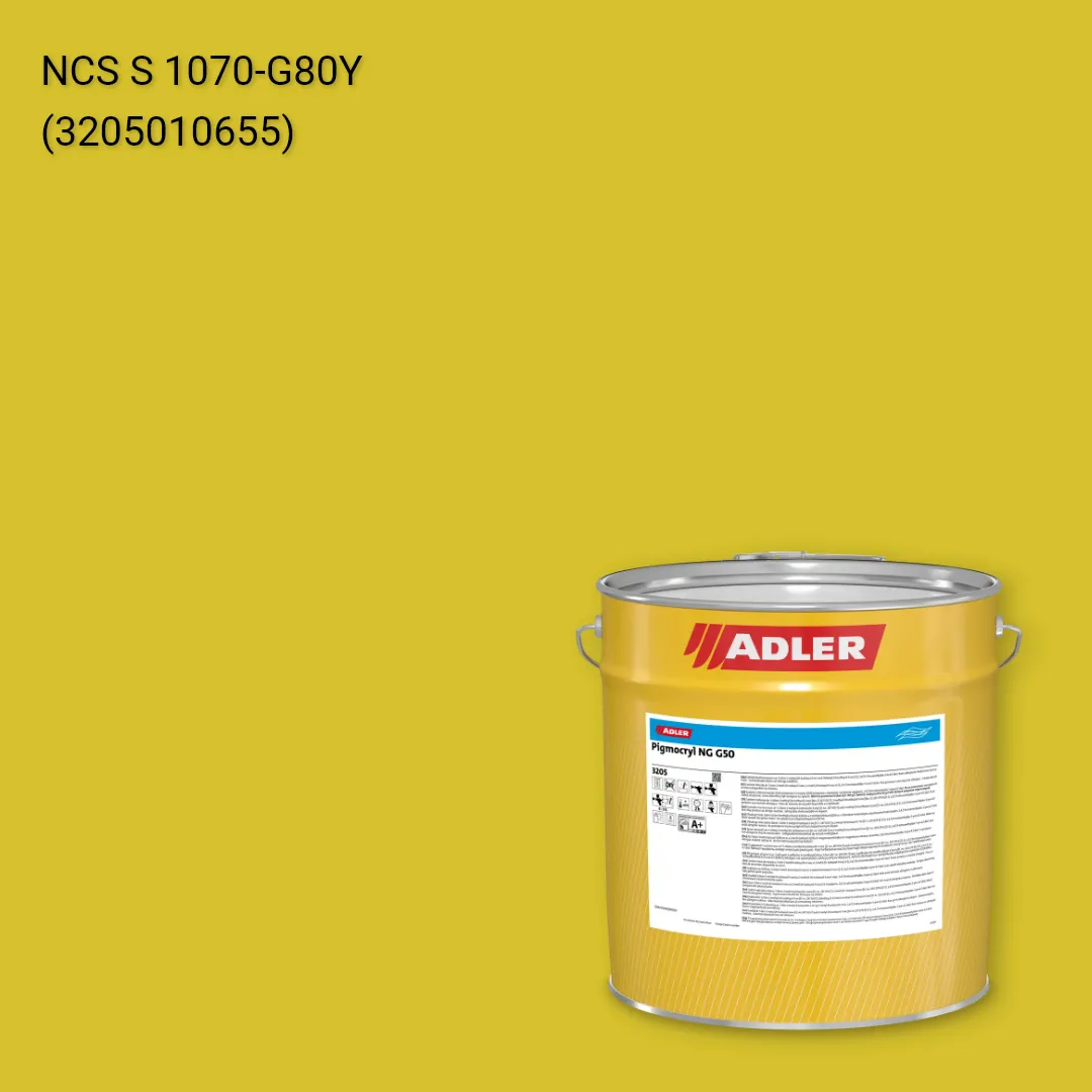 Лак меблевий Pigmocryl NG G50 колір NCS S 1070-G80Y, Adler NCS S