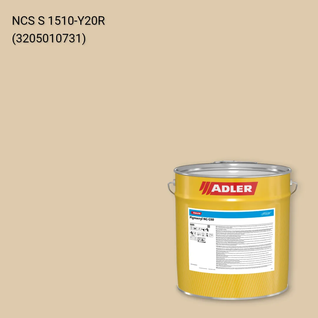 Лак меблевий Pigmocryl NG G50 колір NCS S 1510-Y20R, Adler NCS S