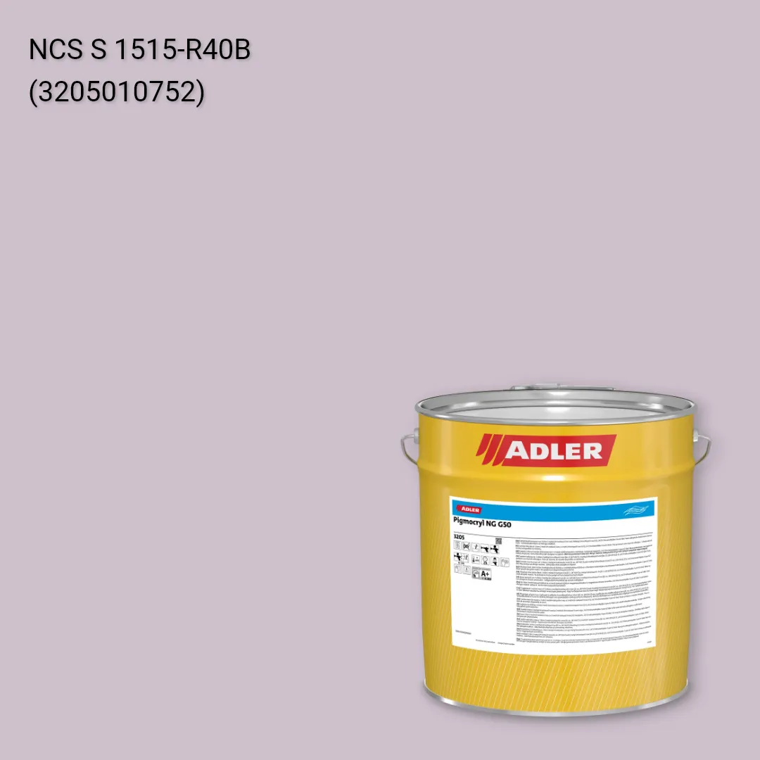 Лак меблевий Pigmocryl NG G50 колір NCS S 1515-R40B, Adler NCS S