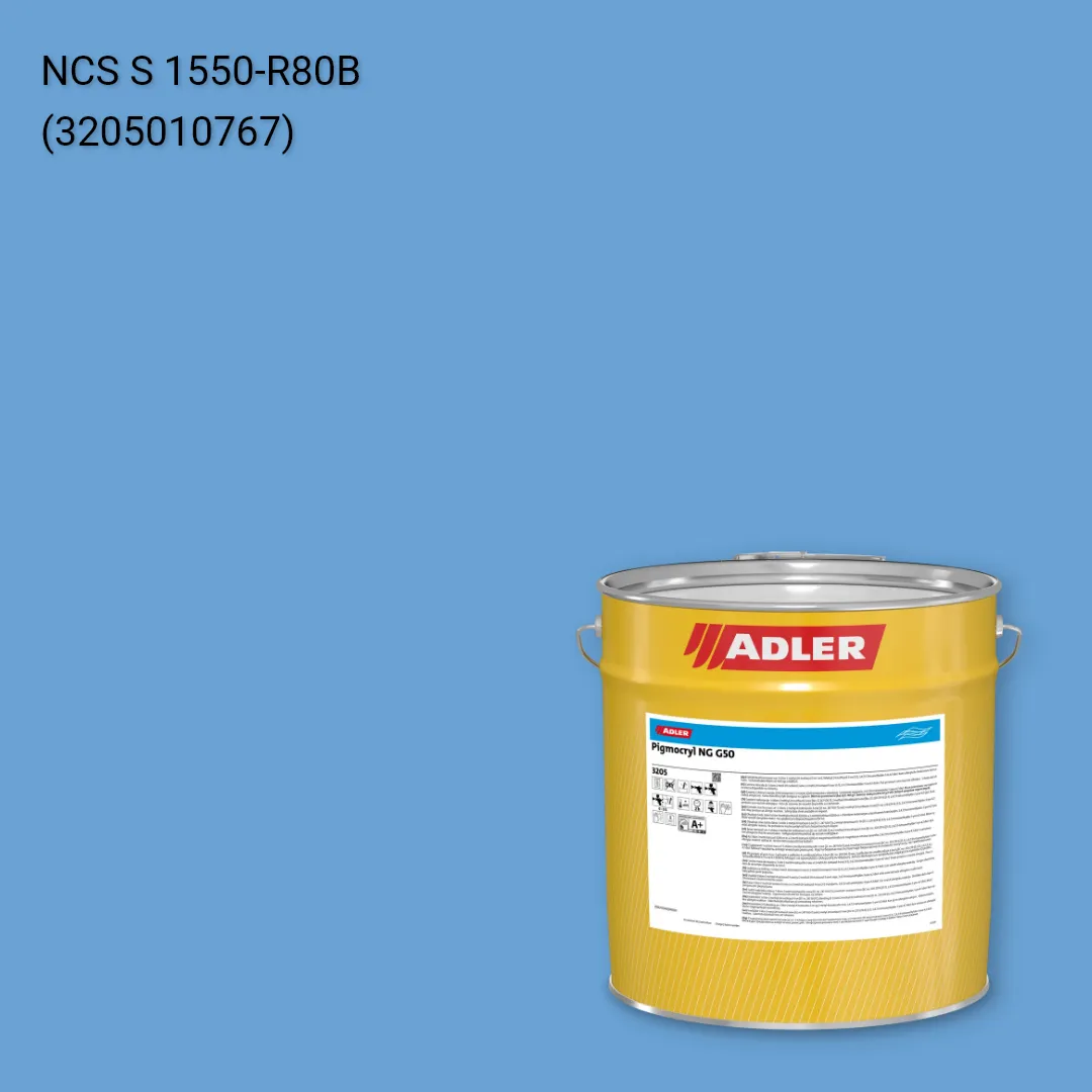 Лак меблевий Pigmocryl NG G50 колір NCS S 1550-R80B, Adler NCS S