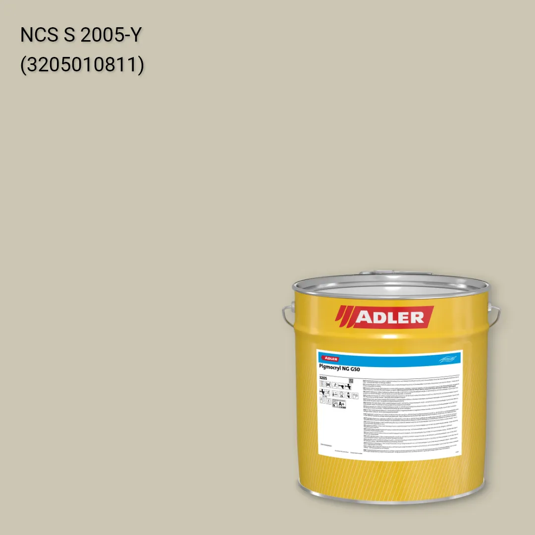 Лак меблевий Pigmocryl NG G50 колір NCS S 2005-Y, Adler NCS S