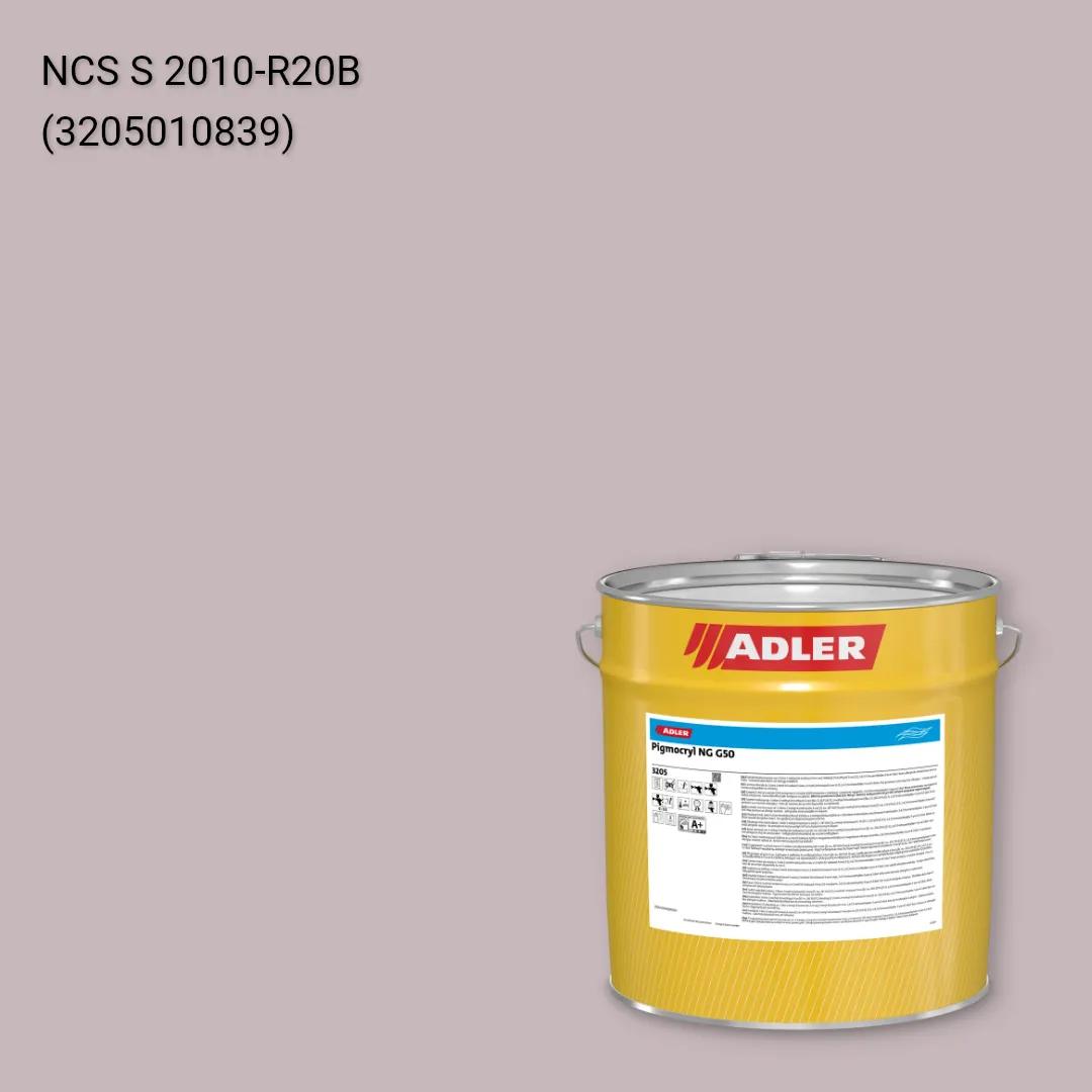 Лак меблевий Pigmocryl NG G50 колір NCS S 2010-R20B, Adler NCS S