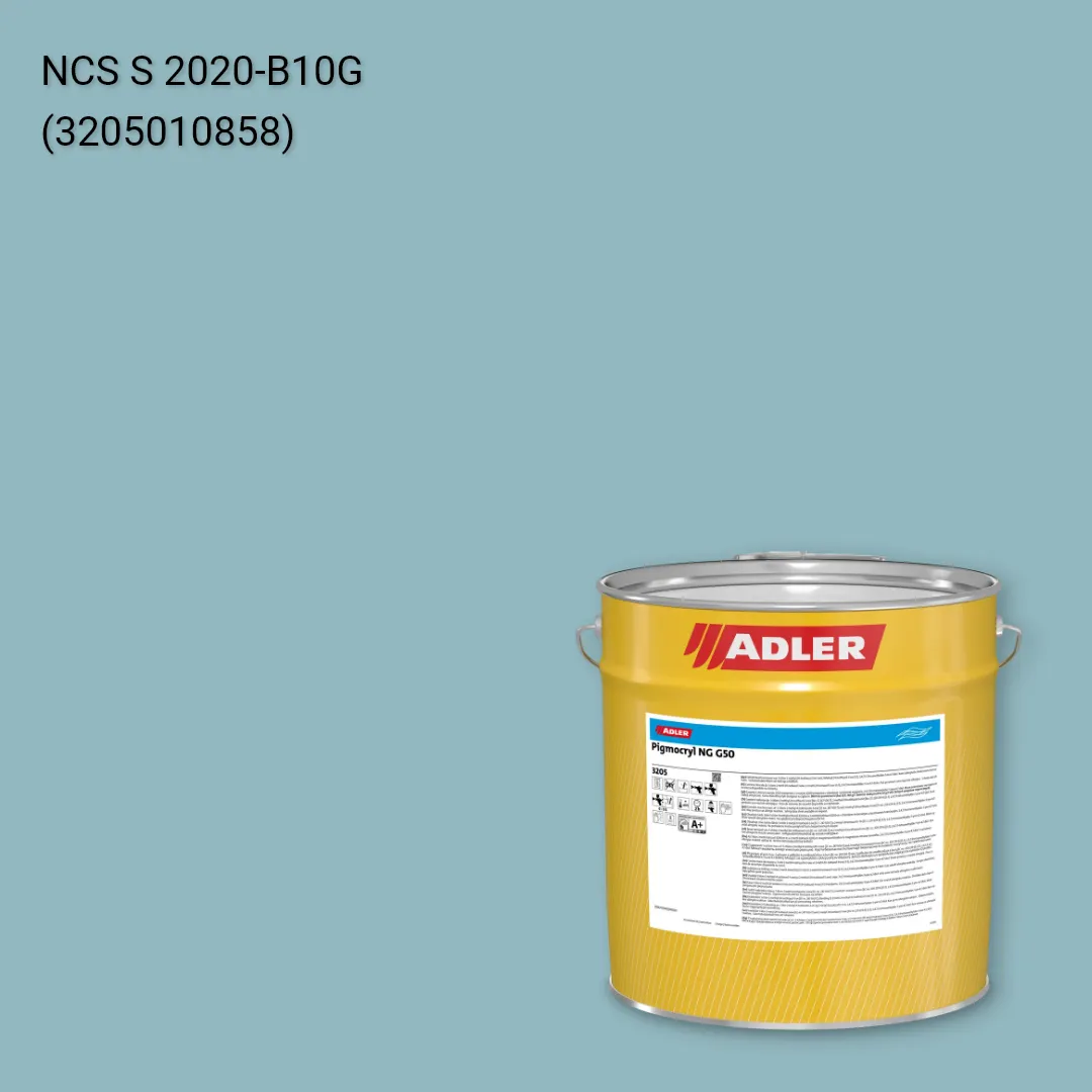 Лак меблевий Pigmocryl NG G50 колір NCS S 2020-B10G, Adler NCS S