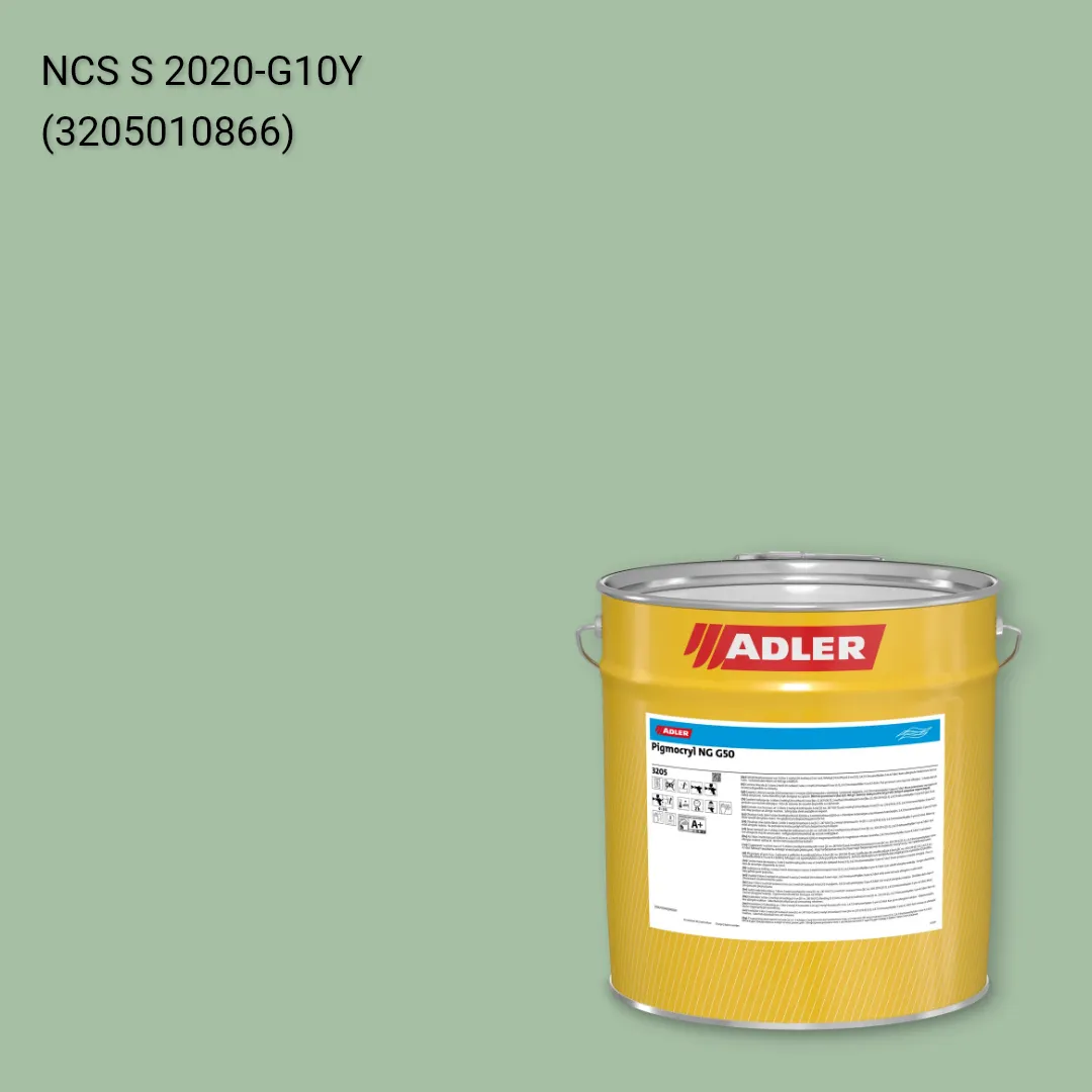 Лак меблевий Pigmocryl NG G50 колір NCS S 2020-G10Y, Adler NCS S
