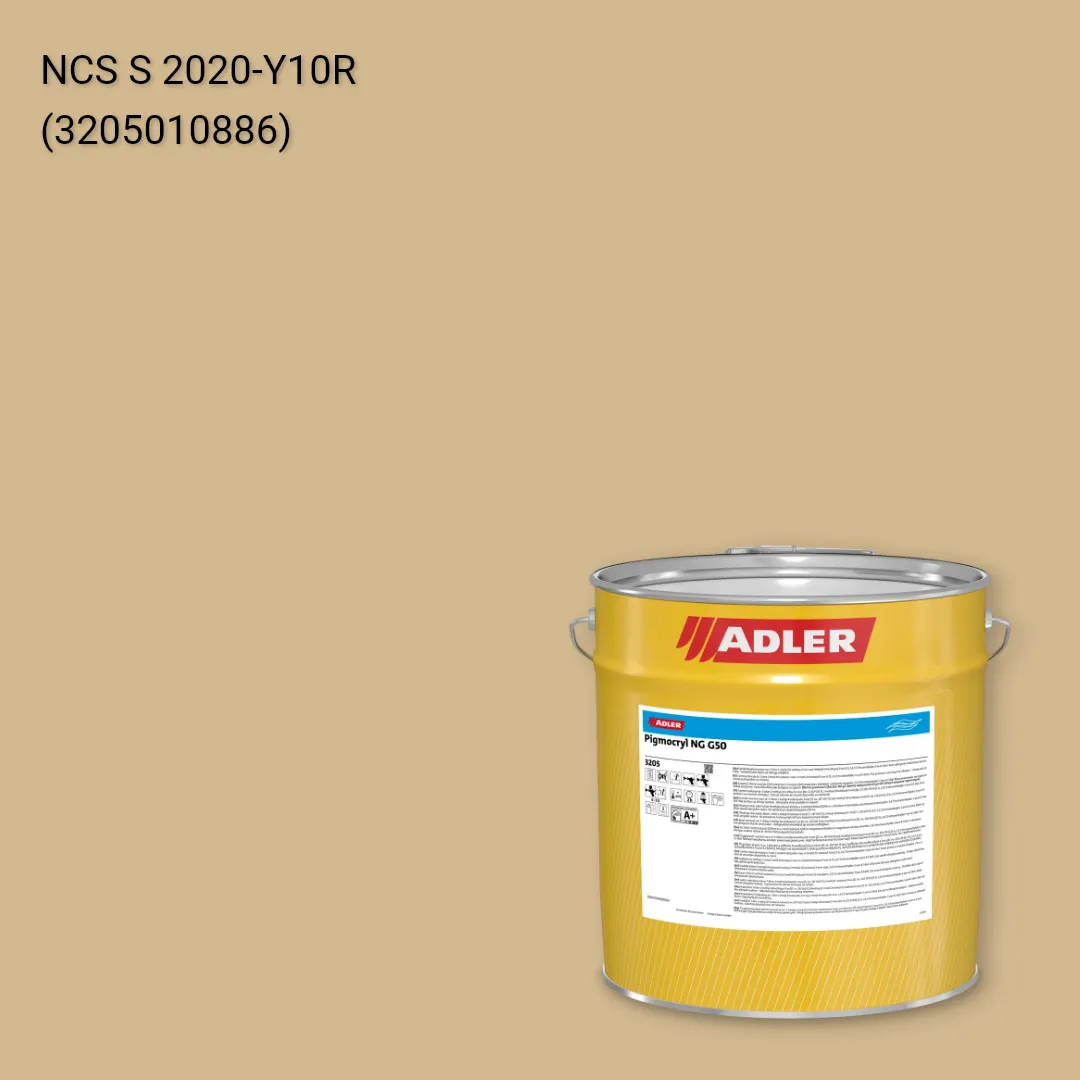 Лак меблевий Pigmocryl NG G50 колір NCS S 2020-Y10R, Adler NCS S