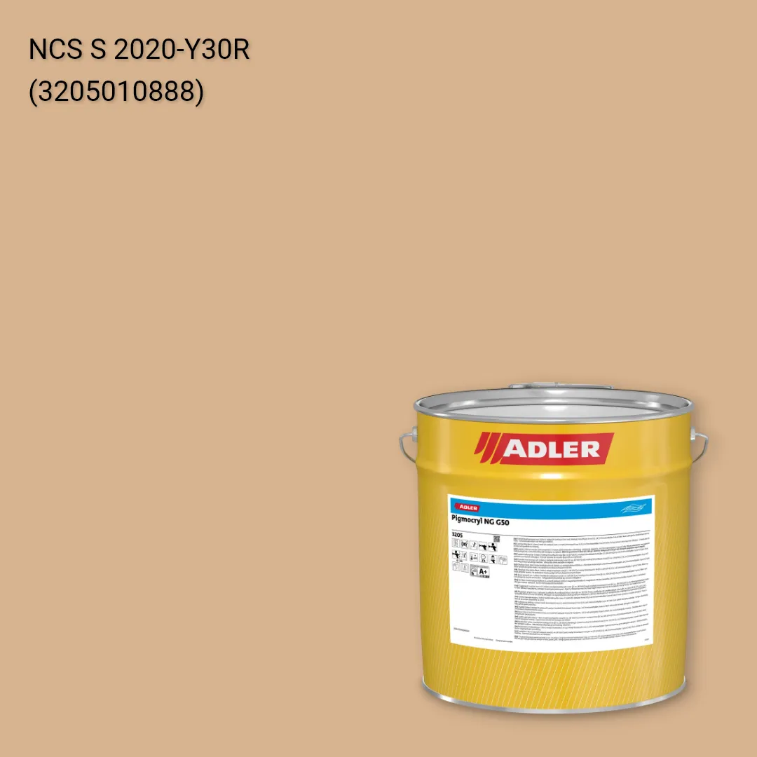 Лак меблевий Pigmocryl NG G50 колір NCS S 2020-Y30R, Adler NCS S