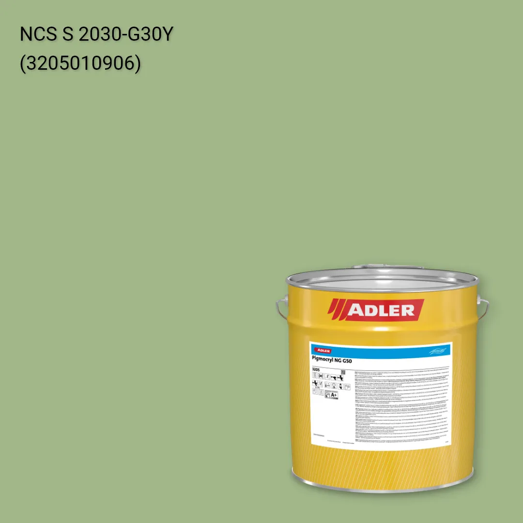 Лак меблевий Pigmocryl NG G50 колір NCS S 2030-G30Y, Adler NCS S