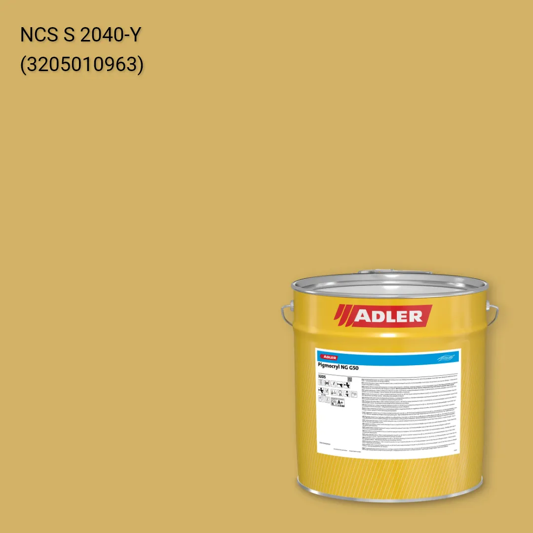 Лак меблевий Pigmocryl NG G50 колір NCS S 2040-Y, Adler NCS S