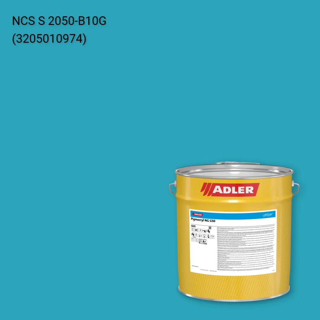 Лак меблевий Pigmocryl NG G50 колір NCS S 2050-B10G, Adler NCS S