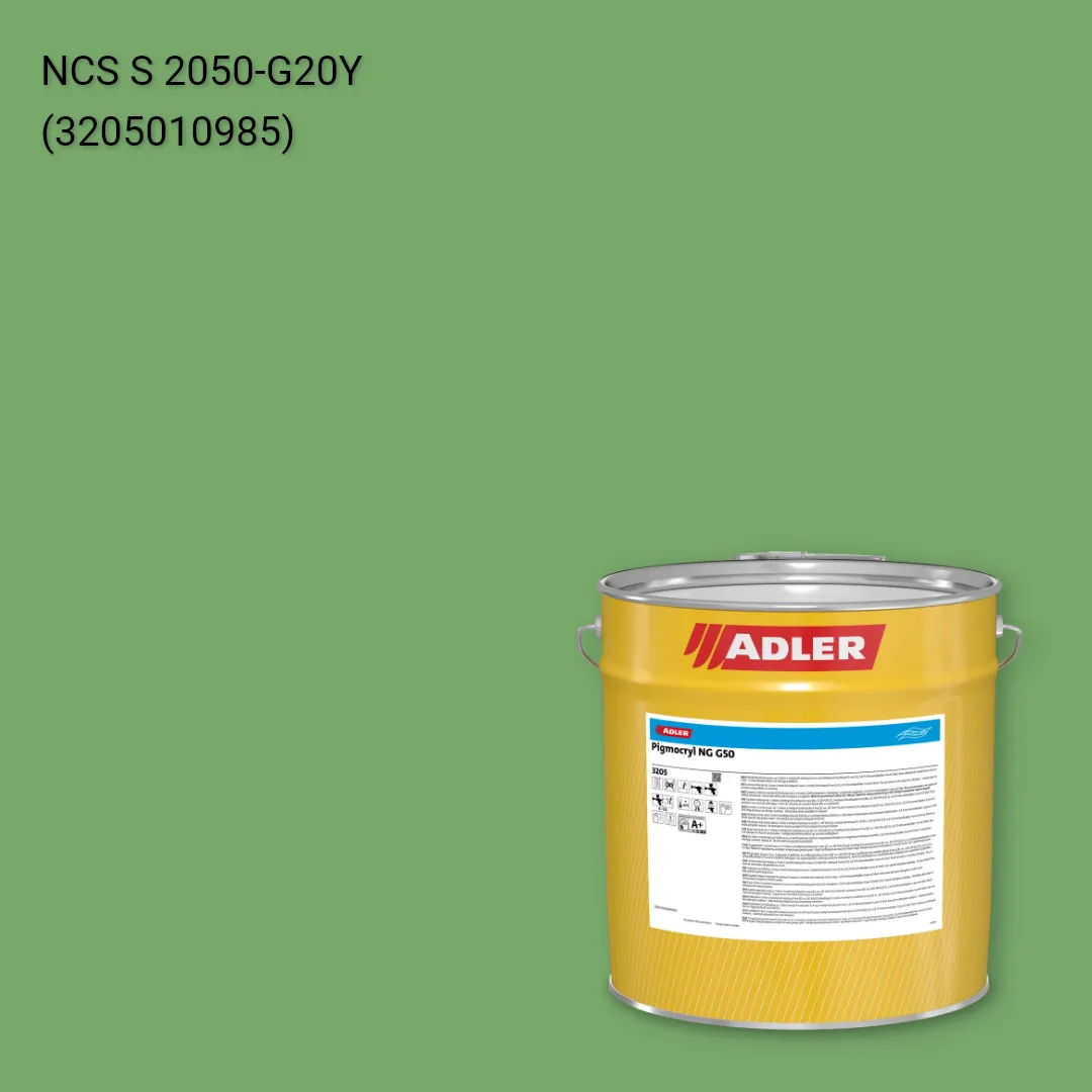 Лак меблевий Pigmocryl NG G50 колір NCS S 2050-G20Y, Adler NCS S