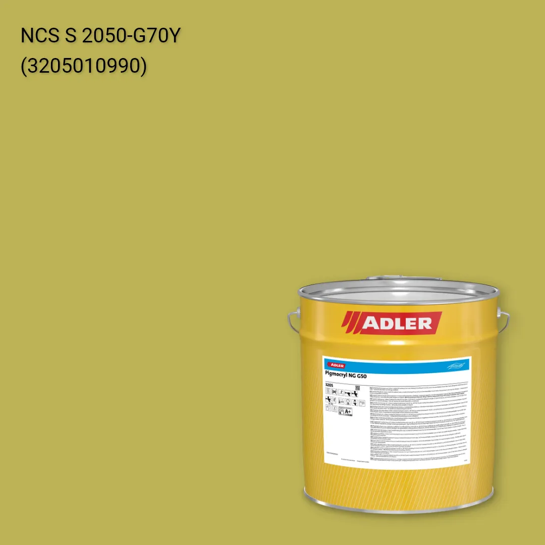 Лак меблевий Pigmocryl NG G50 колір NCS S 2050-G70Y, Adler NCS S