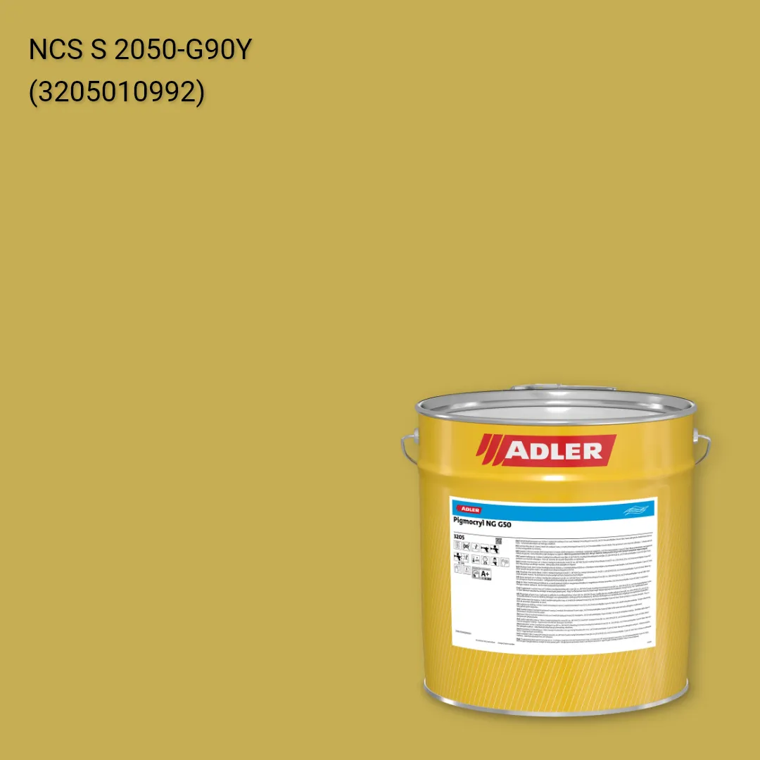 Лак меблевий Pigmocryl NG G50 колір NCS S 2050-G90Y, Adler NCS S