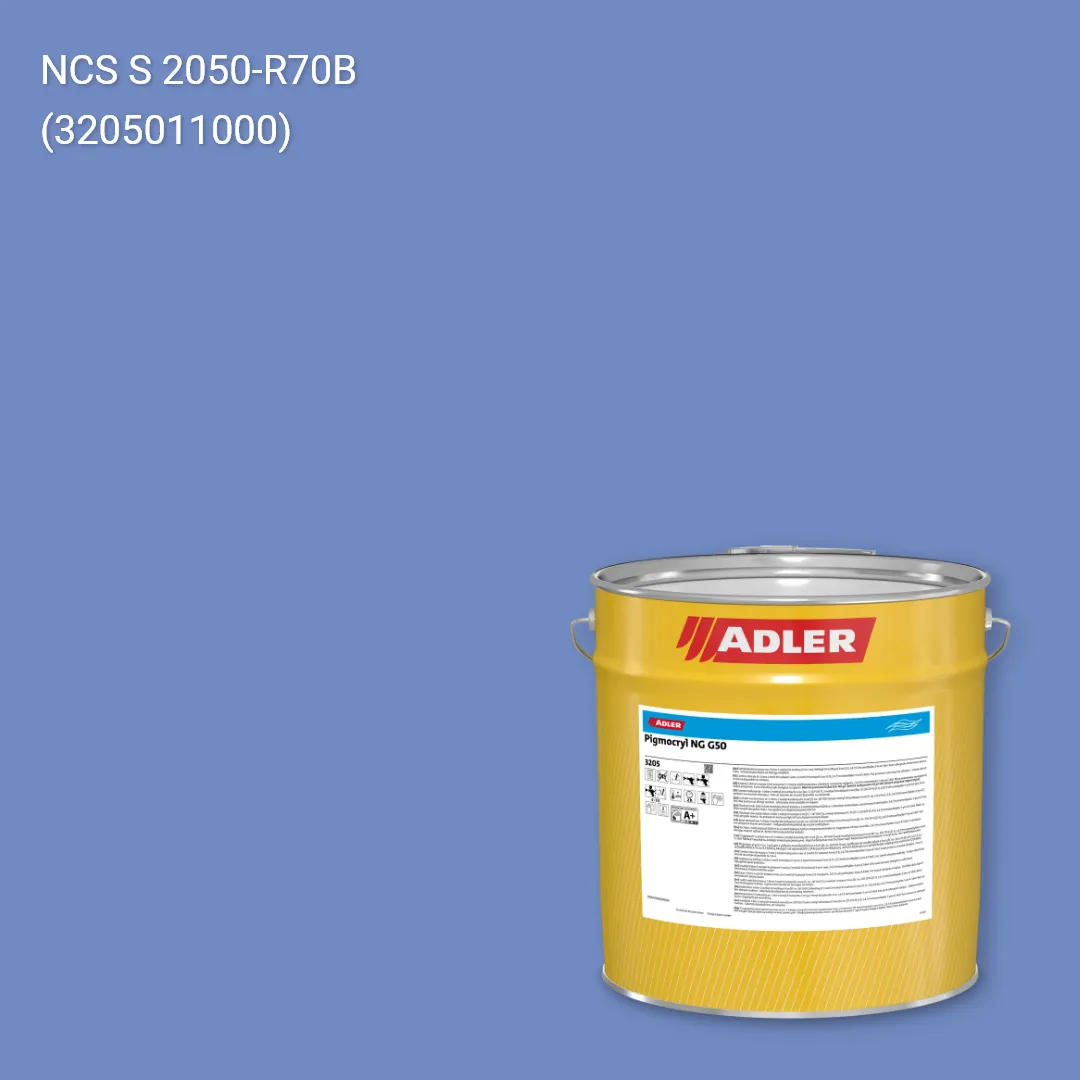 Лак меблевий Pigmocryl NG G50 колір NCS S 2050-R70B, Adler NCS S