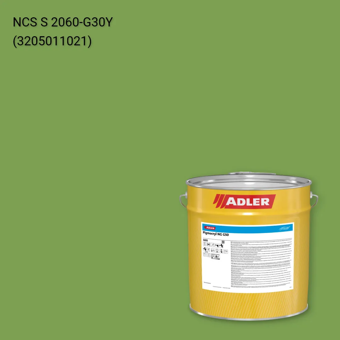 Лак меблевий Pigmocryl NG G50 колір NCS S 2060-G30Y, Adler NCS S