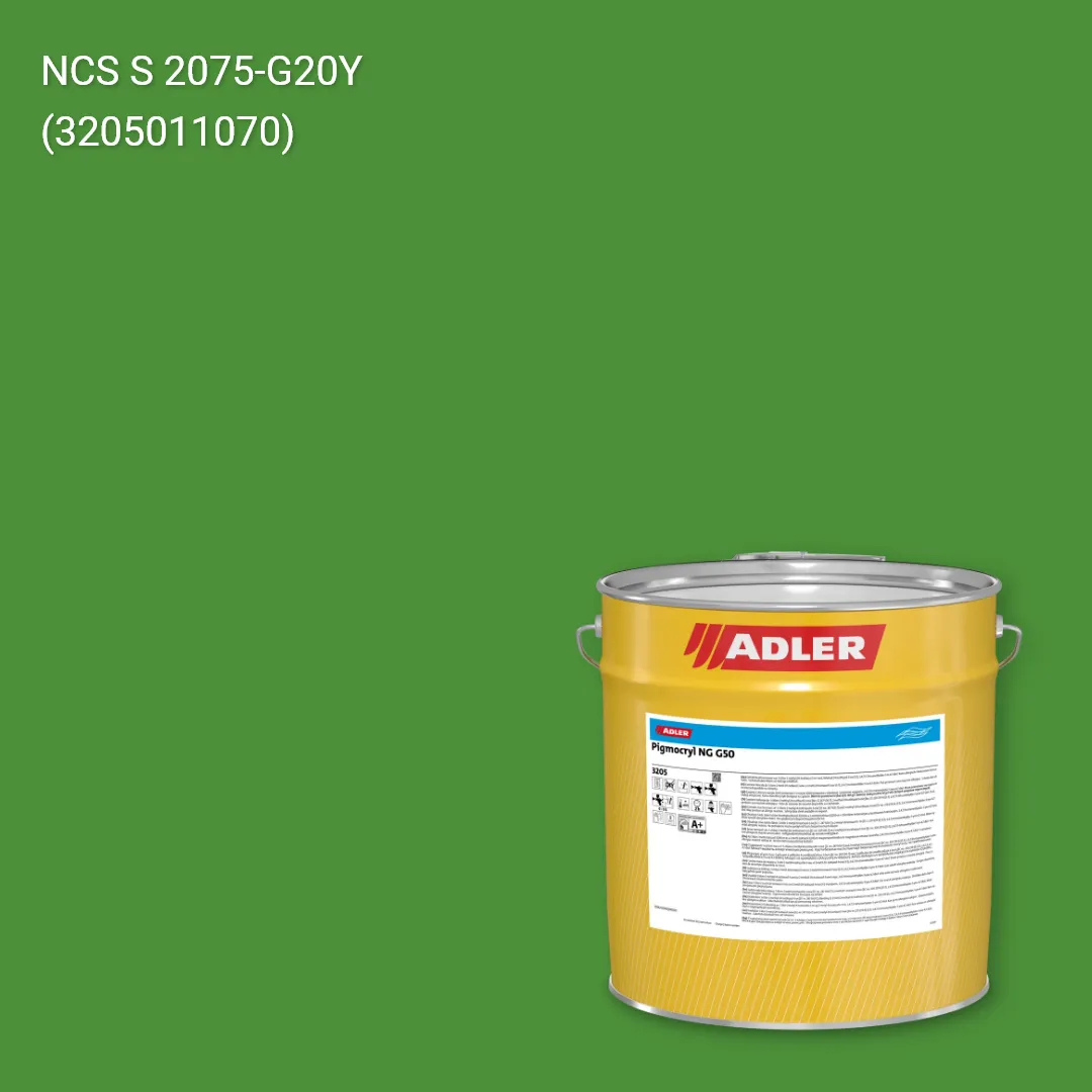 Лак меблевий Pigmocryl NG G50 колір NCS S 2075-G20Y, Adler NCS S