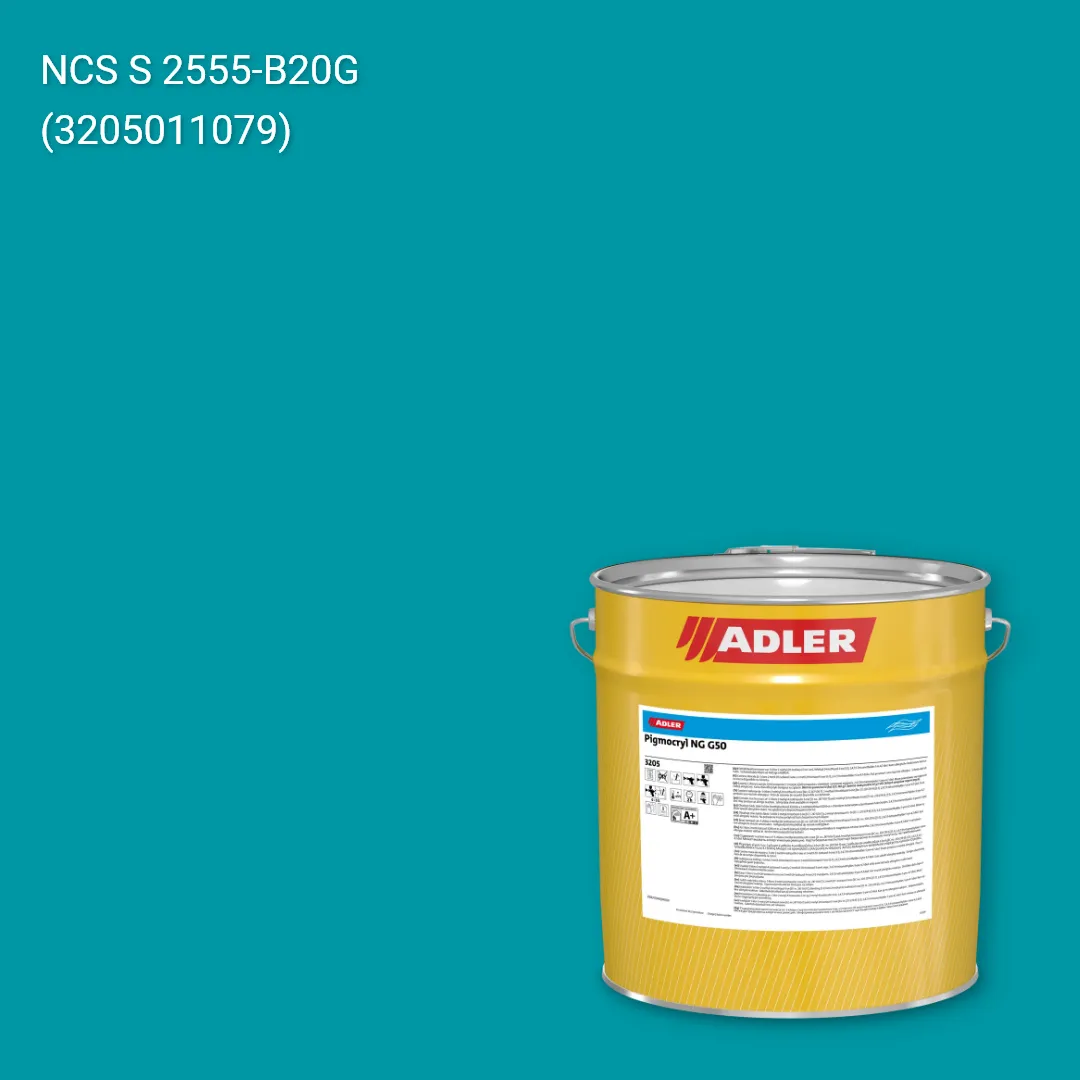 Лак меблевий Pigmocryl NG G50 колір NCS S 2555-B20G, Adler NCS S