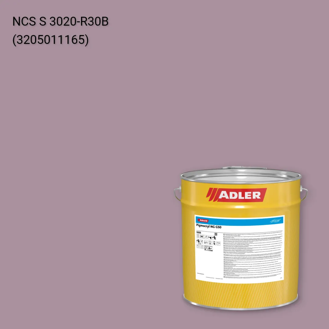 Лак меблевий Pigmocryl NG G50 колір NCS S 3020-R30B, Adler NCS S