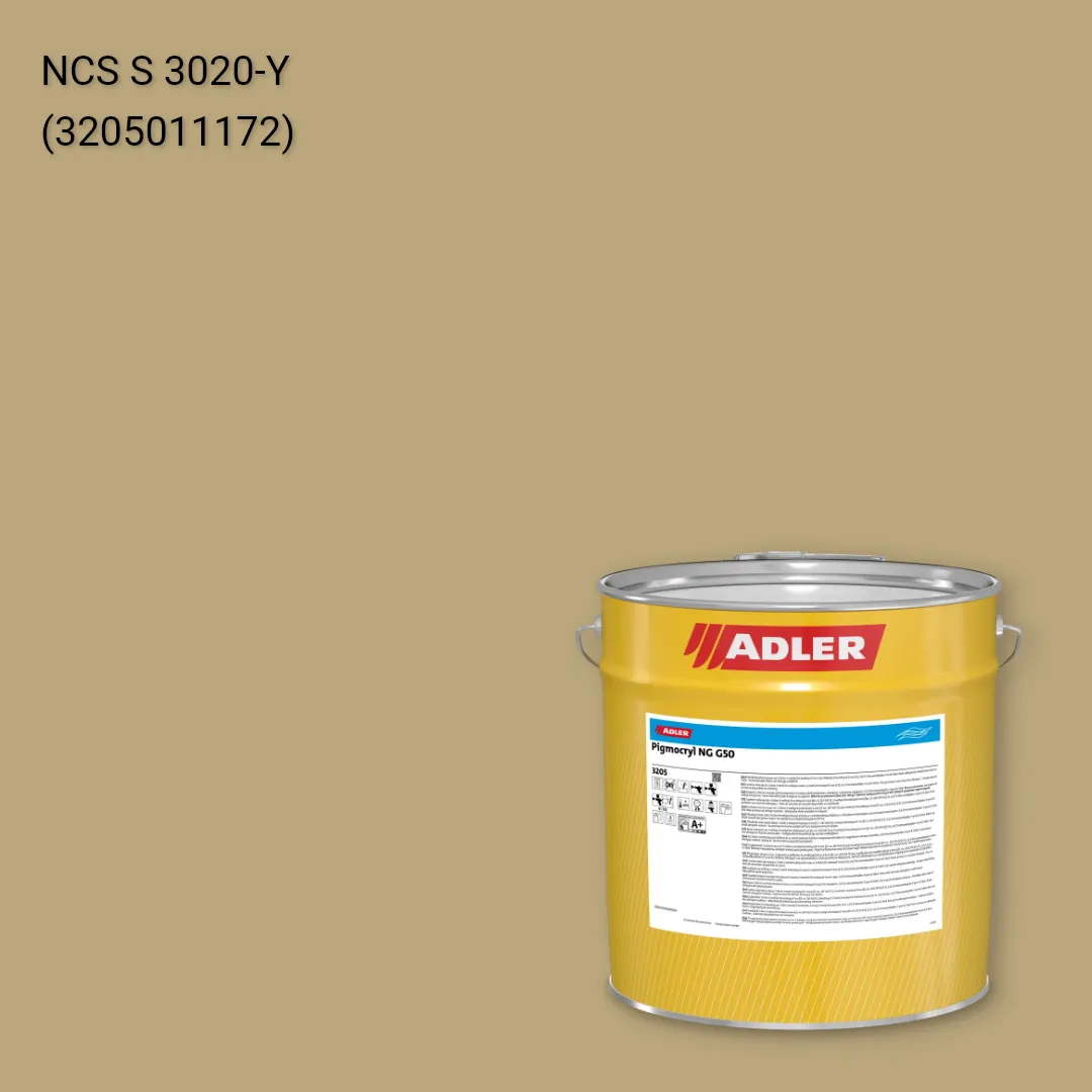 Лак меблевий Pigmocryl NG G50 колір NCS S 3020-Y, Adler NCS S