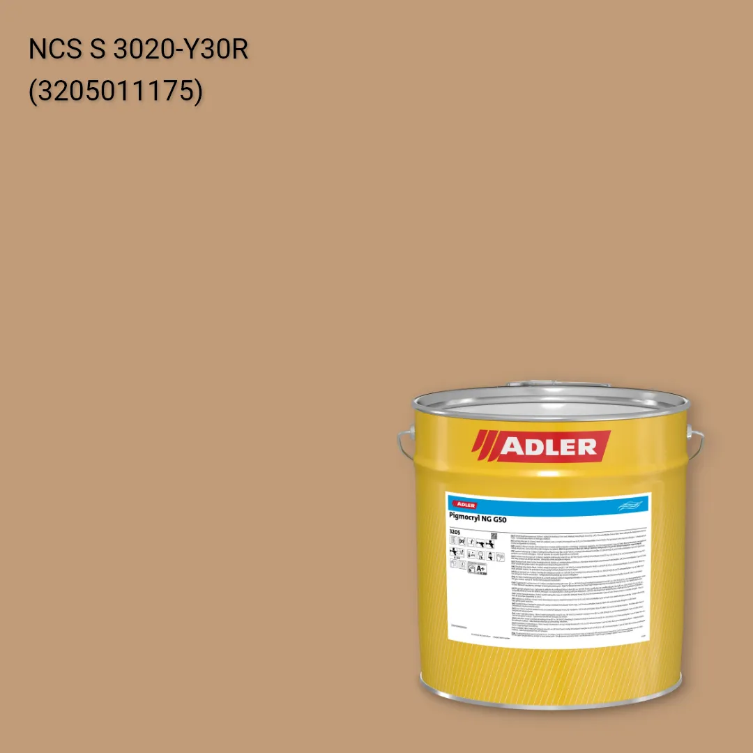 Лак меблевий Pigmocryl NG G50 колір NCS S 3020-Y30R, Adler NCS S