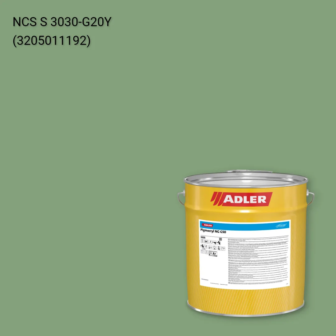 Лак меблевий Pigmocryl NG G50 колір NCS S 3030-G20Y, Adler NCS S