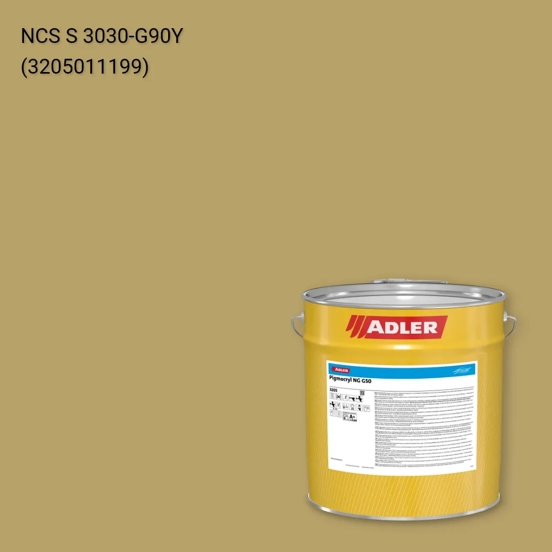 Лак меблевий Pigmocryl NG G50 колір NCS S 3030-G90Y, Adler NCS S