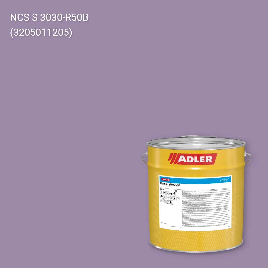 Лак меблевий Pigmocryl NG G50 колір NCS S 3030-R50B, Adler NCS S