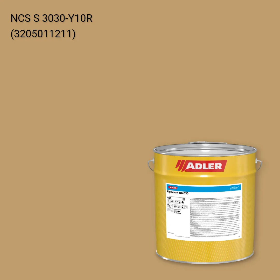 Лак меблевий Pigmocryl NG G50 колір NCS S 3030-Y10R, Adler NCS S