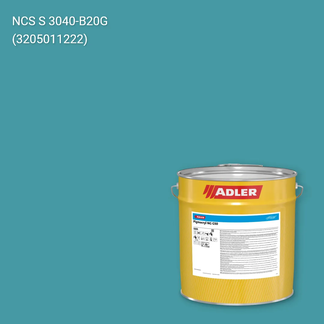 Лак меблевий Pigmocryl NG G50 колір NCS S 3040-B20G, Adler NCS S