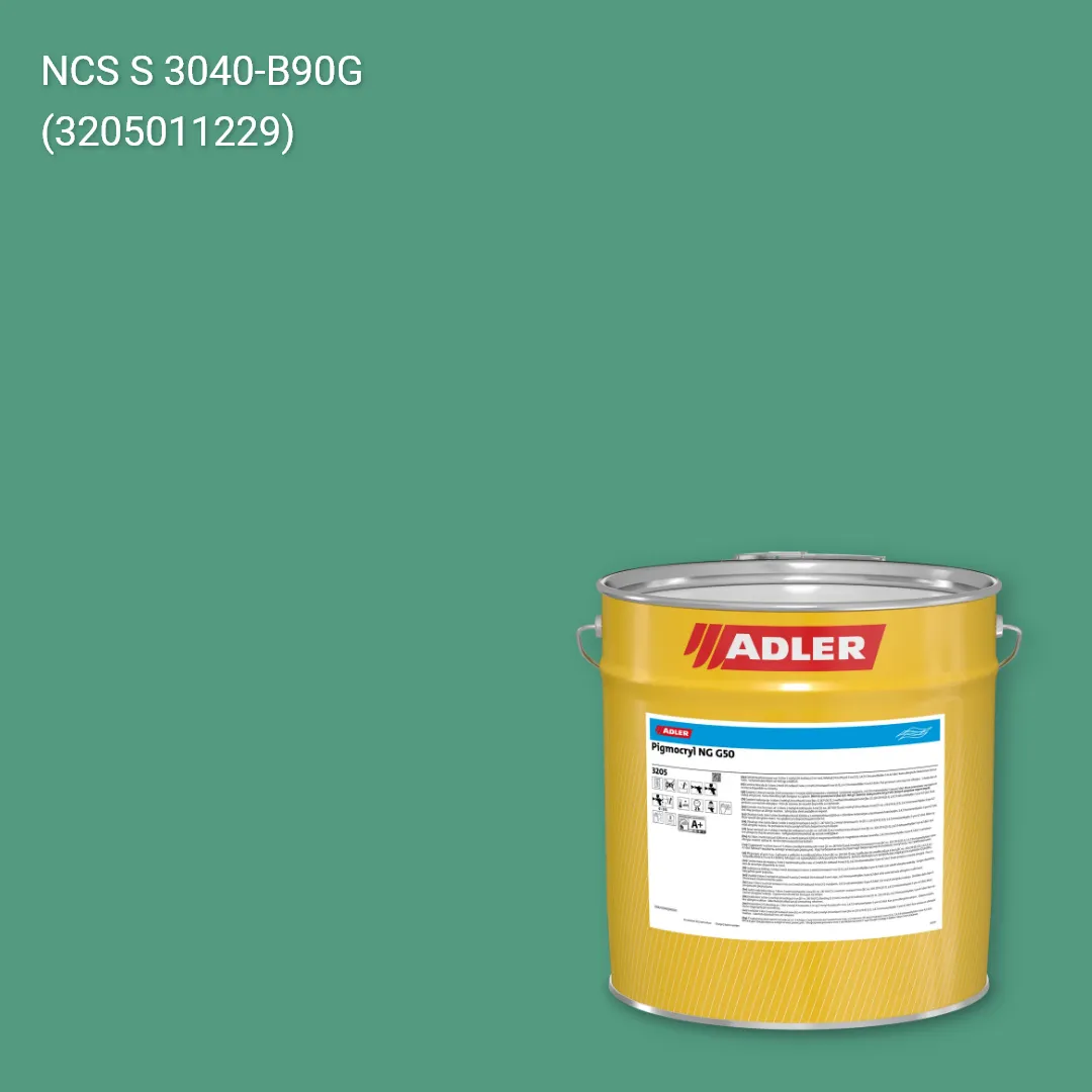 Лак меблевий Pigmocryl NG G50 колір NCS S 3040-B90G, Adler NCS S