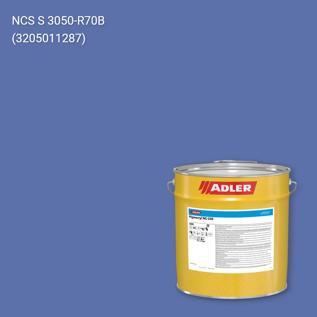 Лак меблевий Pigmocryl NG G50 колір NCS S 3050-R70B, Adler NCS S