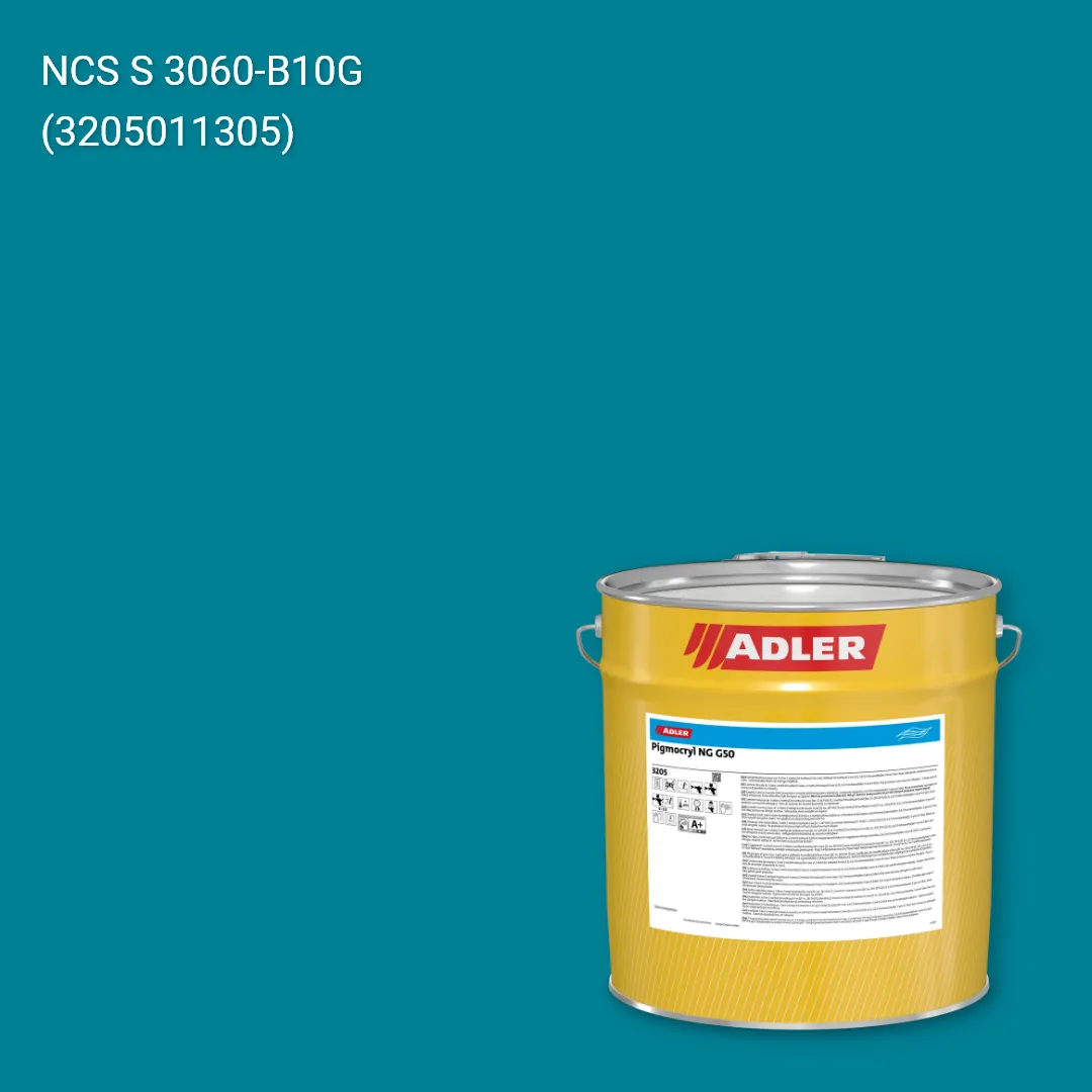 Лак меблевий Pigmocryl NG G50 колір NCS S 3060-B10G, Adler NCS S