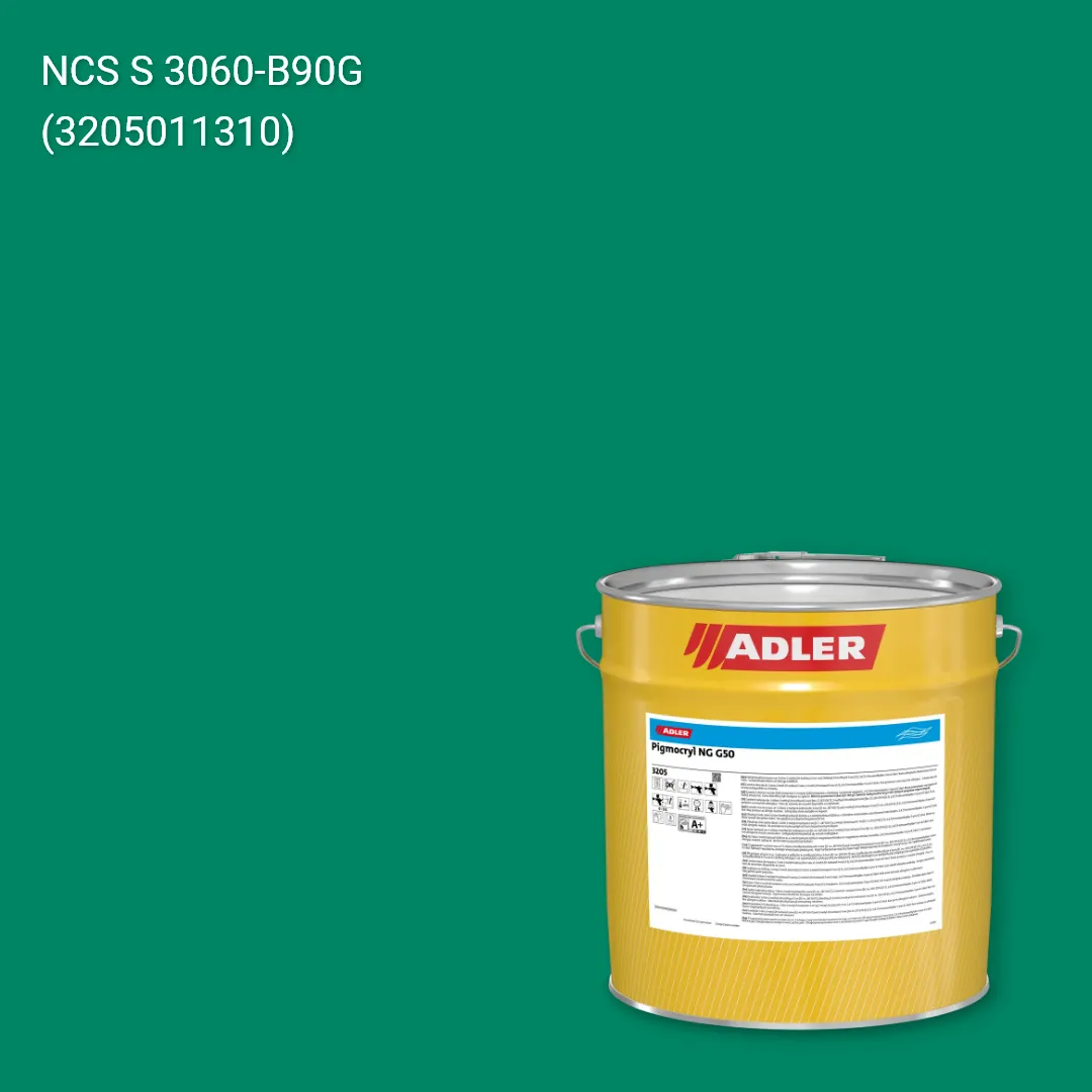 Лак меблевий Pigmocryl NG G50 колір NCS S 3060-B90G, Adler NCS S