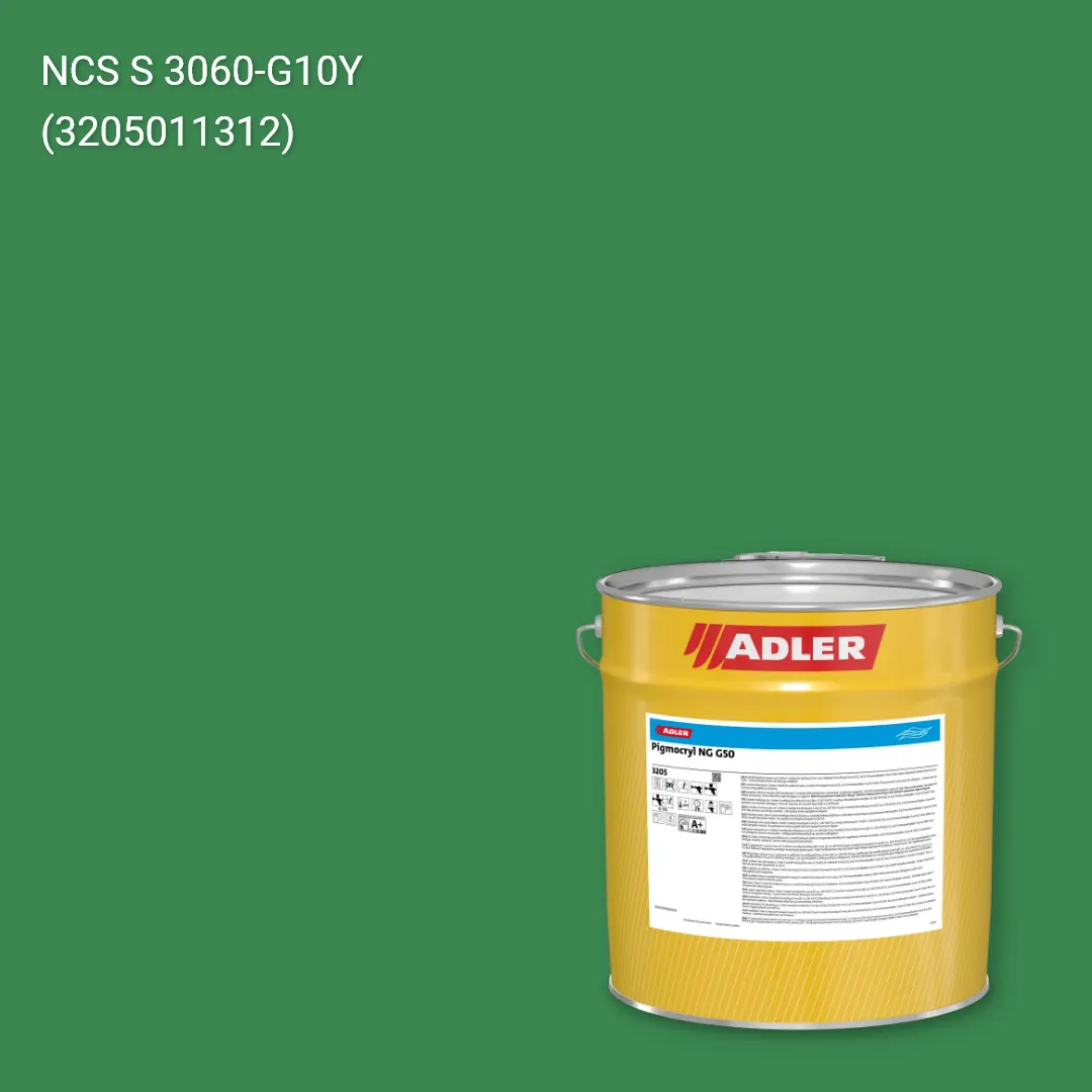 Лак меблевий Pigmocryl NG G50 колір NCS S 3060-G10Y, Adler NCS S