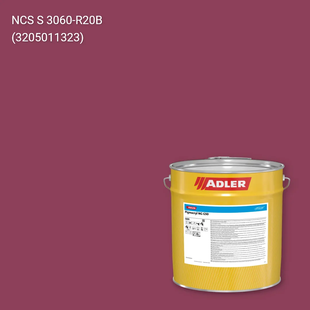 Лак меблевий Pigmocryl NG G50 колір NCS S 3060-R20B, Adler NCS S