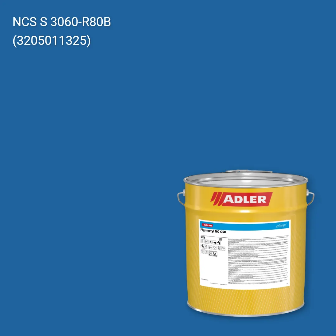 Лак меблевий Pigmocryl NG G50 колір NCS S 3060-R80B, Adler NCS S