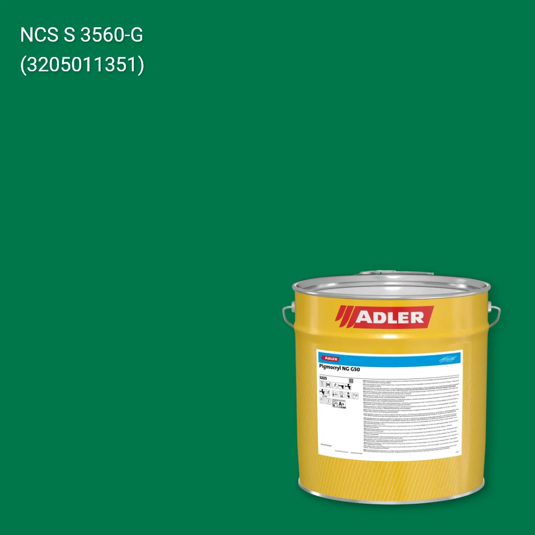 Лак меблевий Pigmocryl NG G50 колір NCS S 3560-G, Adler NCS S