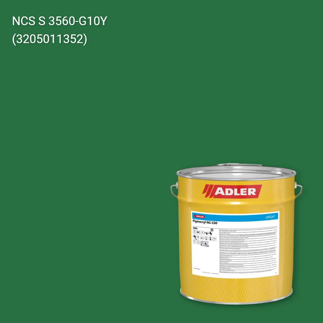 Лак меблевий Pigmocryl NG G50 колір NCS S 3560-G10Y, Adler NCS S