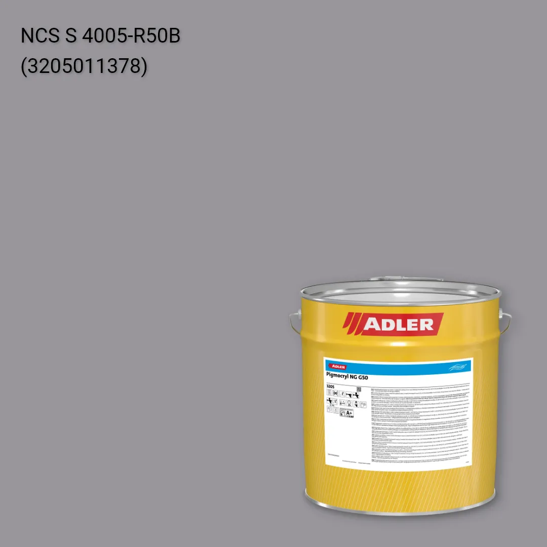 Лак меблевий Pigmocryl NG G50 колір NCS S 4005-R50B, Adler NCS S