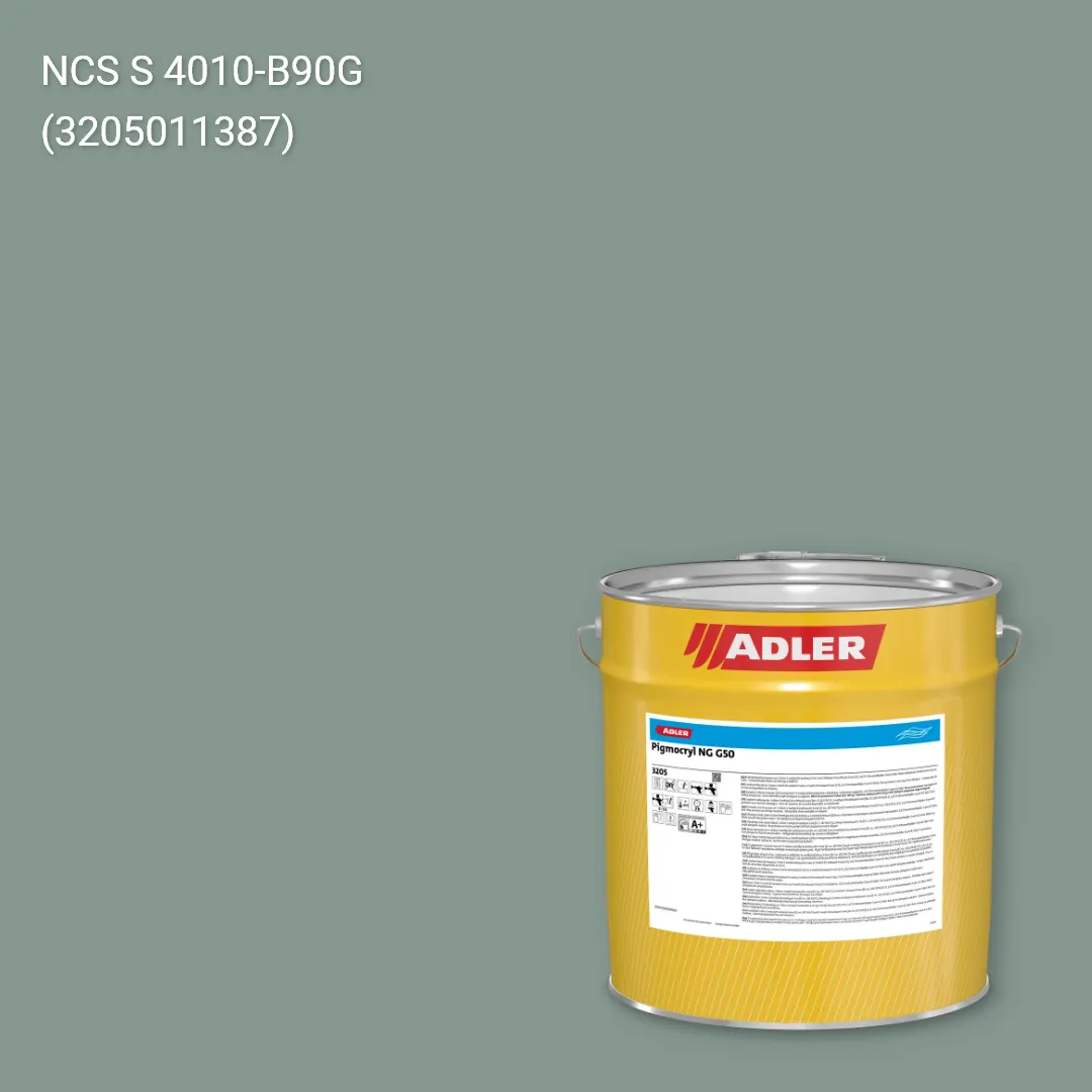 Лак меблевий Pigmocryl NG G50 колір NCS S 4010-B90G, Adler NCS S