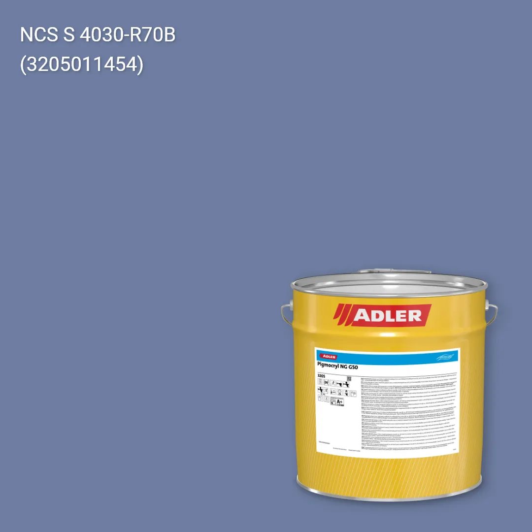 Лак меблевий Pigmocryl NG G50 колір NCS S 4030-R70B, Adler NCS S