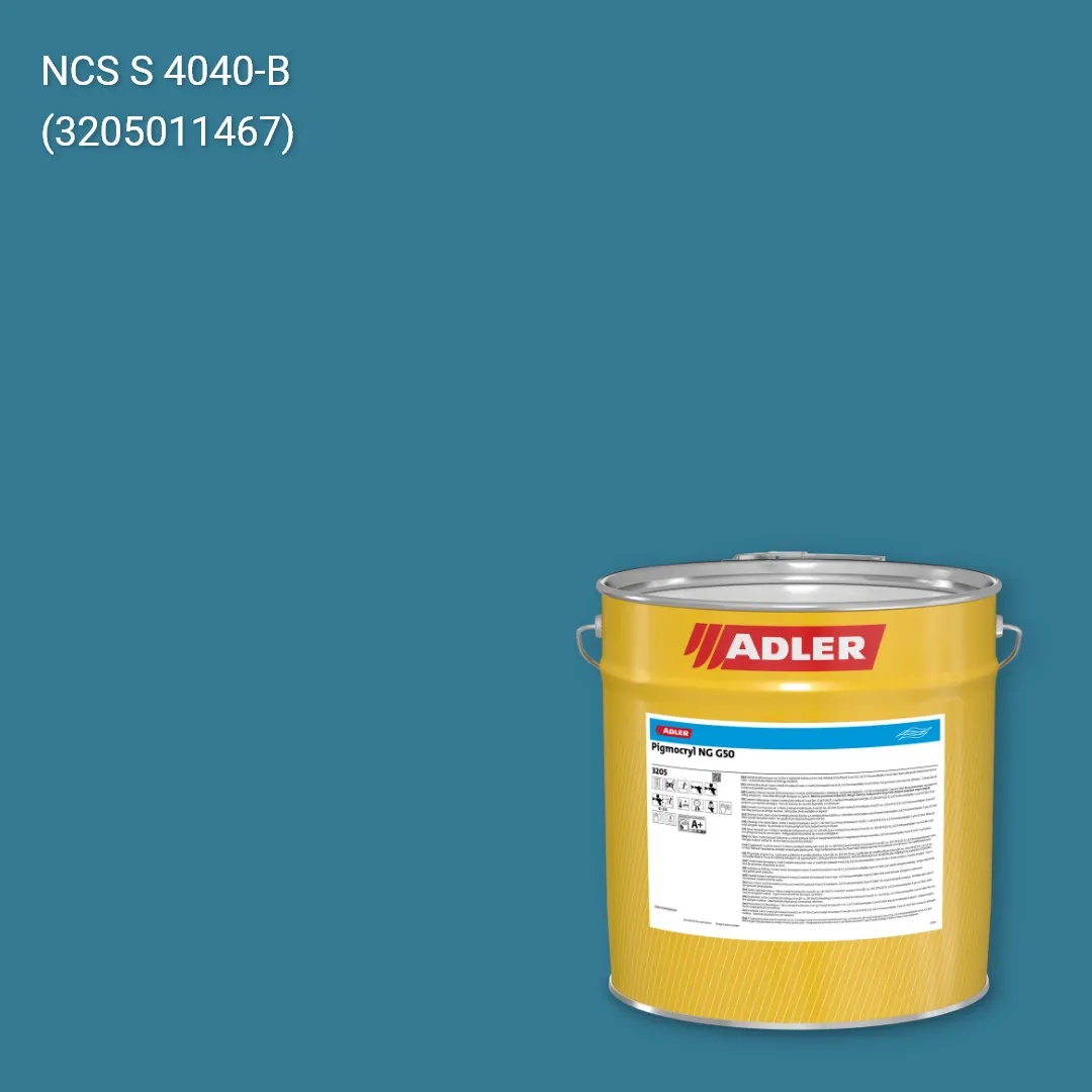 Лак меблевий Pigmocryl NG G50 колір NCS S 4040-B, Adler NCS S