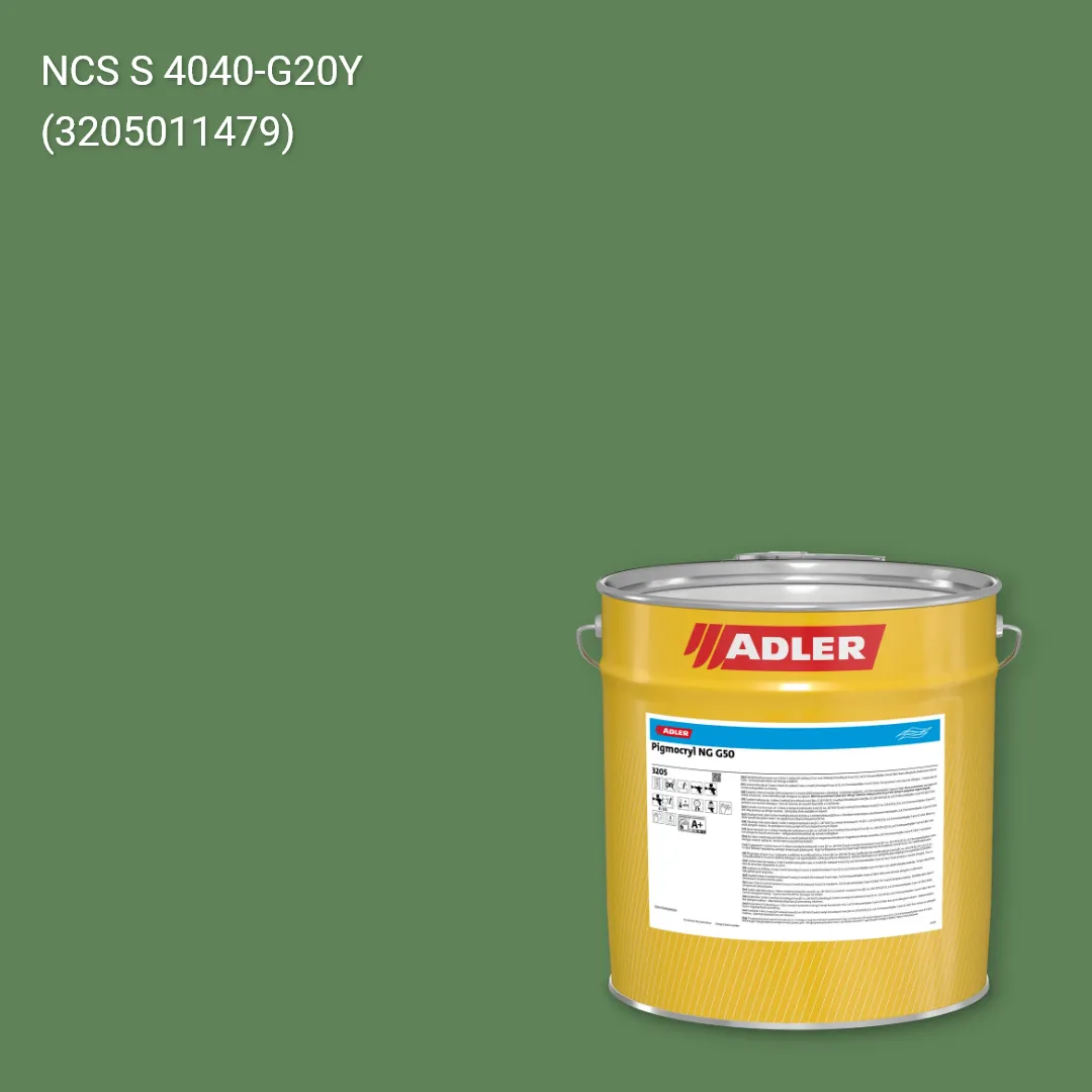 Лак меблевий Pigmocryl NG G50 колір NCS S 4040-G20Y, Adler NCS S