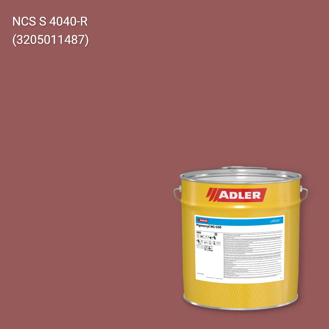 Лак меблевий Pigmocryl NG G50 колір NCS S 4040-R, Adler NCS S